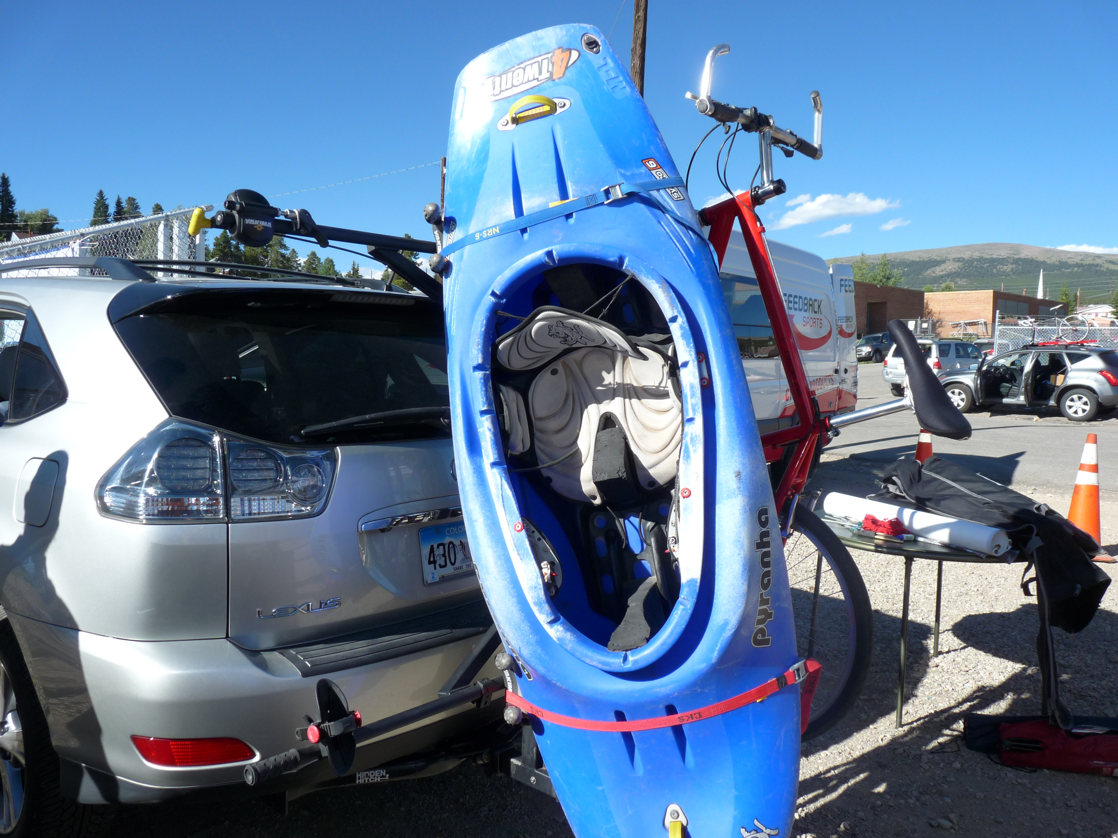 hitch mounted kayak carrier | Wizard Kinetics' Blog